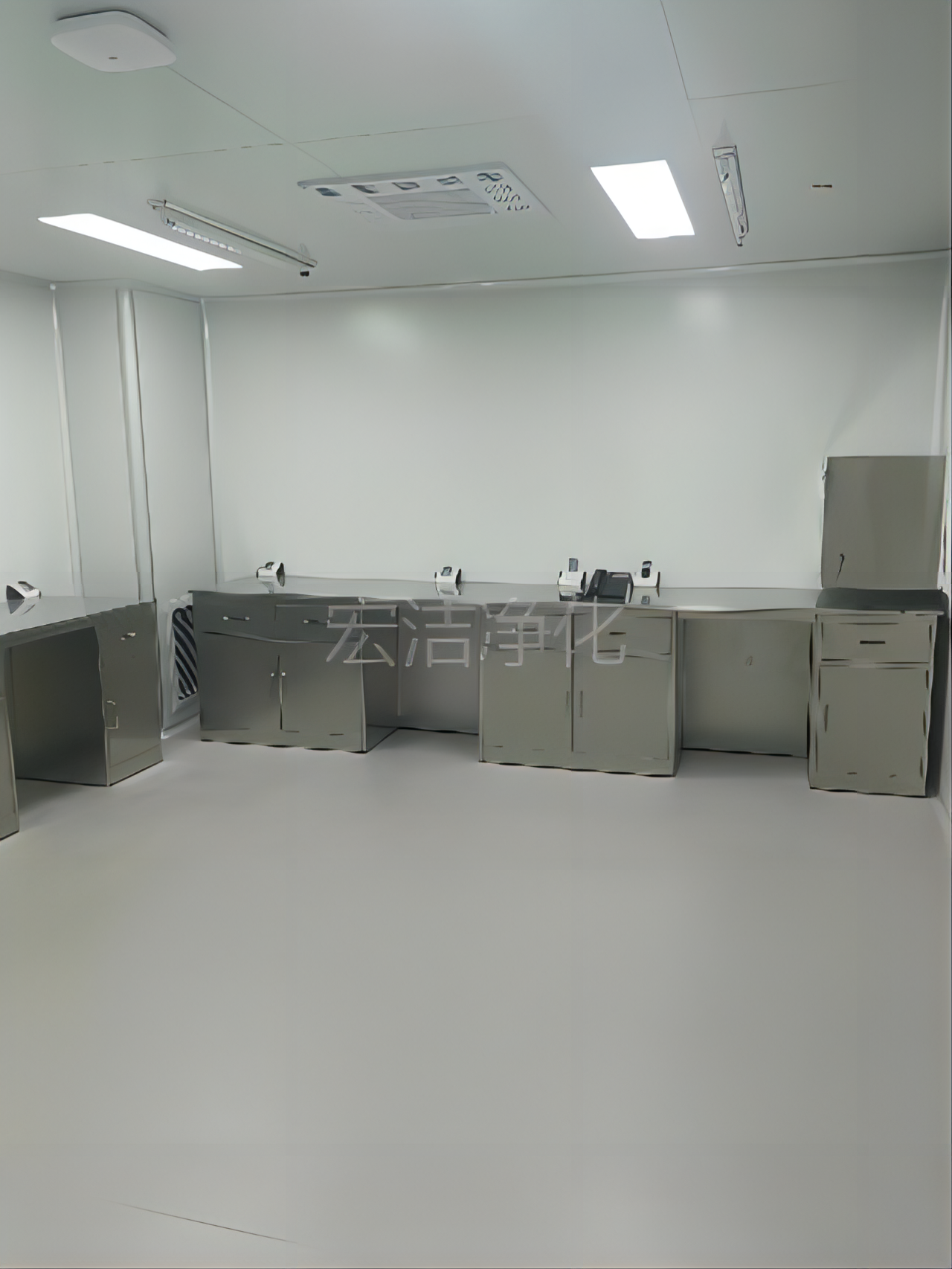 北京华亘医学检验实验室有限公司三层检验科净化装修工程(图3)