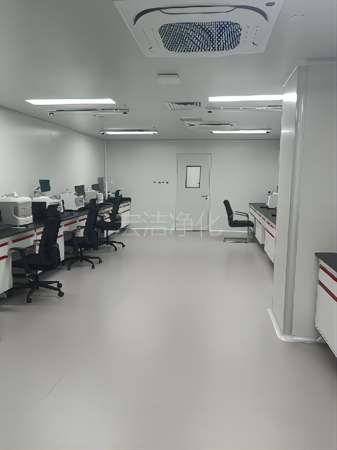 北京华亘医学检验实验室有限公司三层检验科净化装修工程(图1)