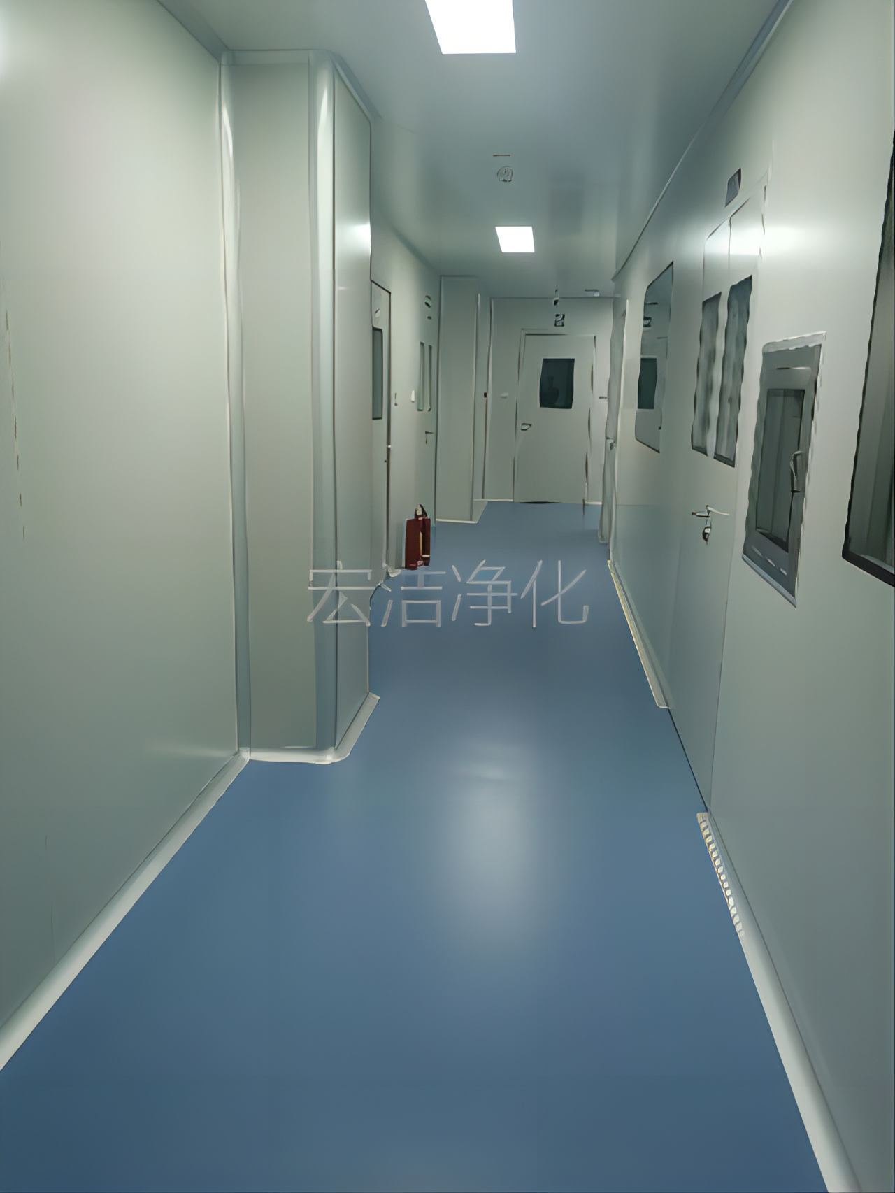 北京华亘医学检验实验室有限公司三层检验科净化装修工程(图2)